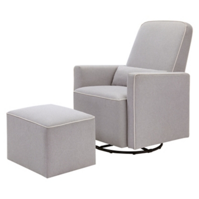 B600000853 Davinci Olive Glider and Ottoman, Dove Gray sku B600000853