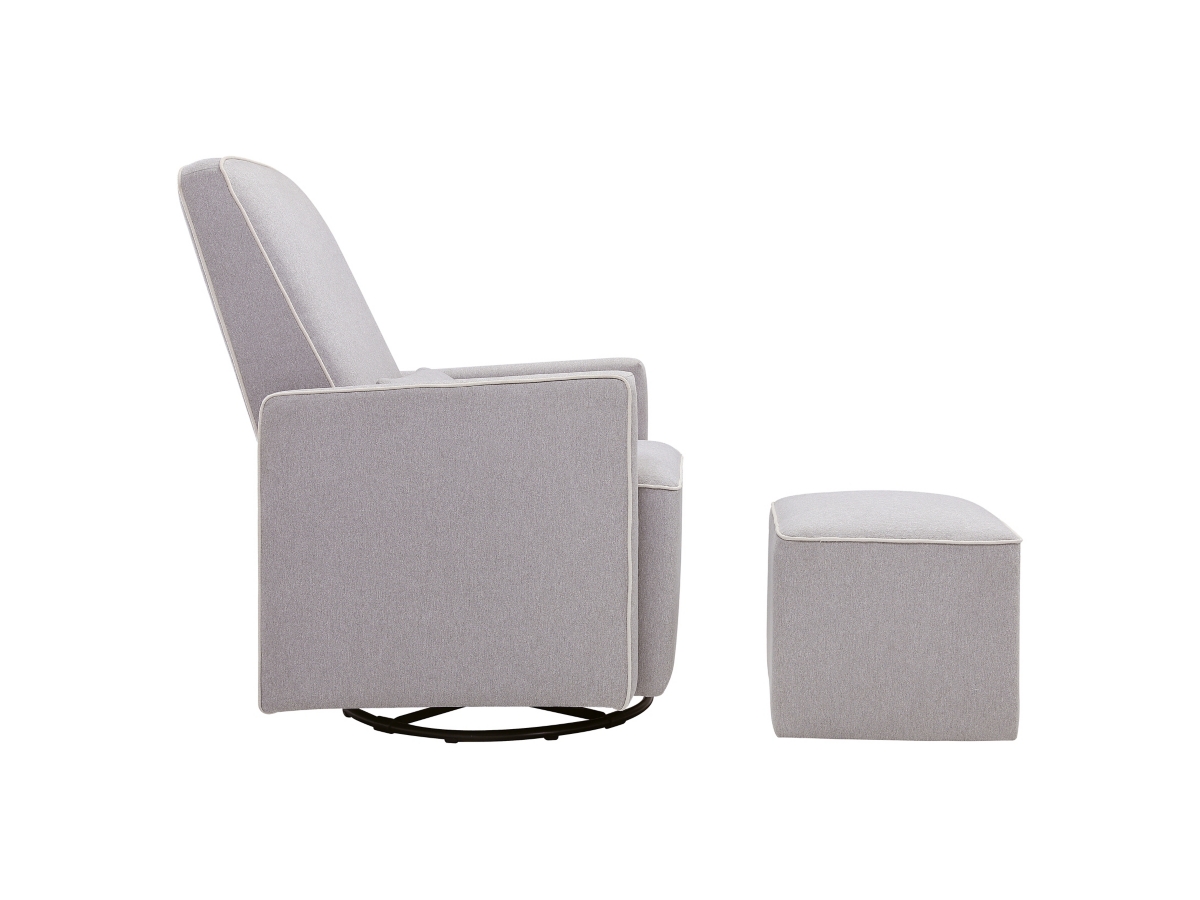 Davinci Olive Glider And Ottoman Ashley