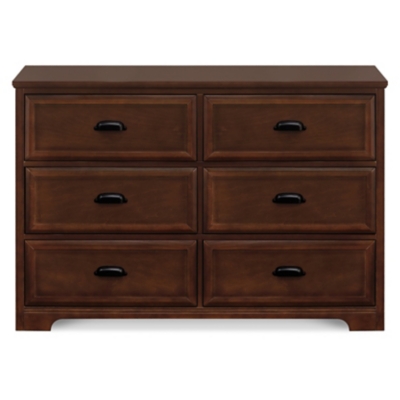 Davinci Charlie Homestead 6 Drawer Double Dresser, Brown, rollover