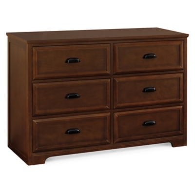 Davinci Charlie Homestead 6 Drawer Double Dresser, Brown, large