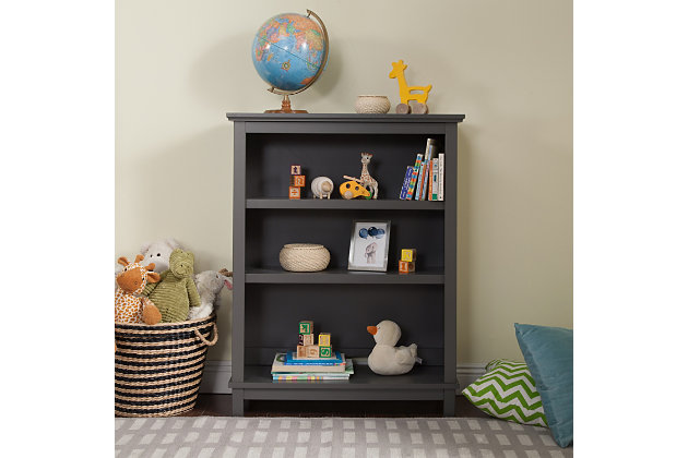 Complementing the Autumn dresser, the Autumn bookcase/hutch is the smart minimal storage space solution for your nursery. Display baby’s story time treasures on the bookcase, or convert to a dresser-top hutch to store all of baby’s changing necessities within easy reach. Hutch to bookcase conversion kit included for easy assembly and lasting value. Two roomy and adjustable shelves are available for your preference.Made of pine wood and TSCA-compliant engineered wood | 2 spacious and adjustable shelves | Converts to dresser-top hutch for the Autumn dresser | Hutch-to-bookcase conversion kit and anti-tip kit included | Removable base for easy bookcase to hutch conversion | Meets ASTM international and U.S. CPSC safety standards | Finished in non-toxic, multi-step painting process, lead and phthalate safe | Assembly required