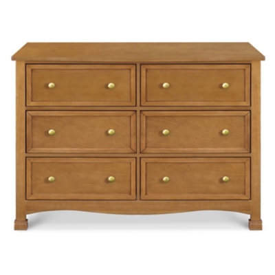 Davinci Kalani 6 Drawer Double Wide Dresser, Brown, large