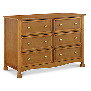 Davinci Kalani 6 Drawer Double Wide Dresser, Brown, large