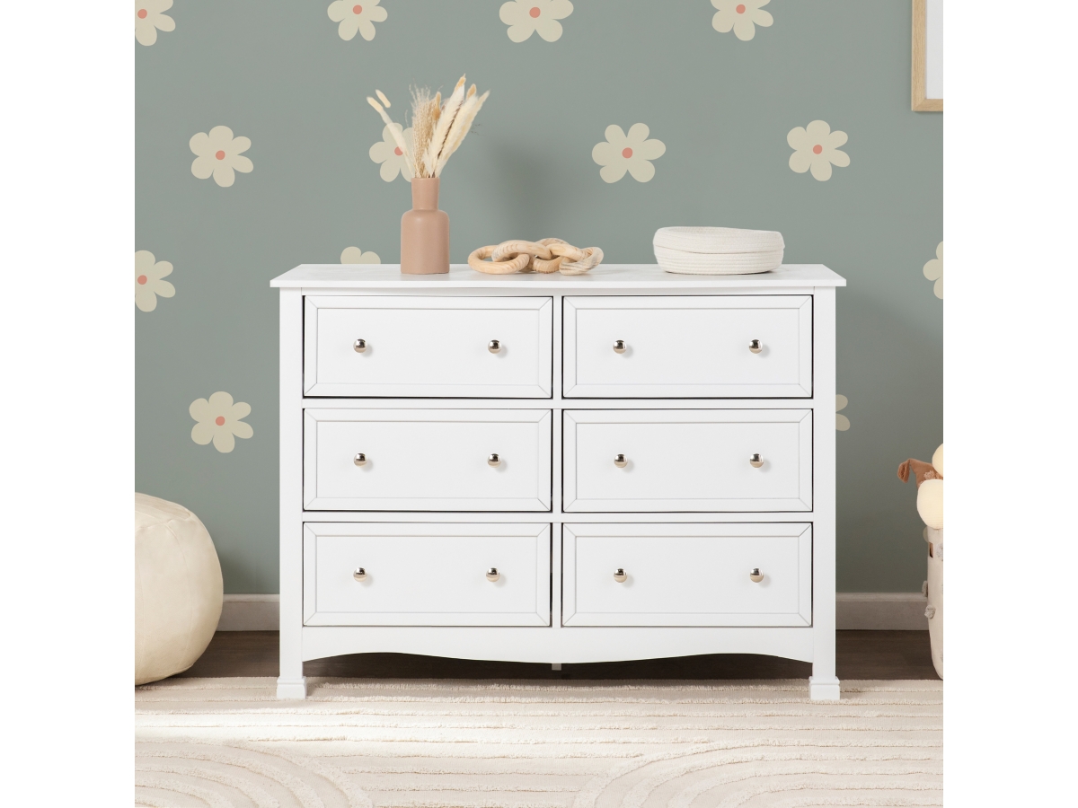 Chestnut Dresser Davinci Kalani Drawer Double Wide Dresser Ashley DaVinci  Kalani Drawer Double Wide Dresser, Gray