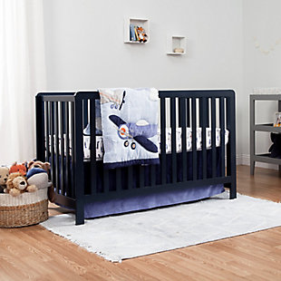 Carter's by Davinci Colby 4-in-1 Low Profile Convertible Crib, Blue, rollover