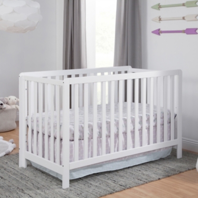 Carter's by Davinci Colby 4-in-1 Low Profile Convertible Crib, White, rollover