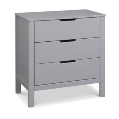Carter's by Davinci Colby 3 Drawer Dresser, Gray, large