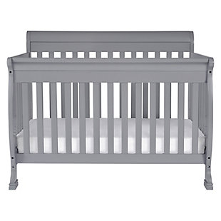 Beautifully made and incredibly versatile, our Kalani 4-in-1 crib features gentle curves and sturdy construction that can be converted for use as a toddler bed, daybed and full-sized bed.Made of pine wood | Mattress platform offers four adjustable height options to accommodate your growing baby | Meets ASTM international and U.S. CPSC safety standards | GREENGUARD Gold Certified - screened for 360 VOCs and over 10,000 chemicals | Converts to toddler bed, daybed and full size bed (conversion kits sold separately) | Mattress sold separately | Assembly required