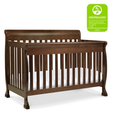 Davinci Kalani 4-in-1 Convertible Crib, Dark Brown, rollover