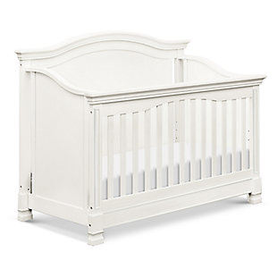 Million Dollar Baby Classic Louis 4-in-1 Convertible Crib with Toddler Bed Conversion Kit, White, large