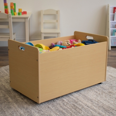 Kids Toy Box with Wheel, , large