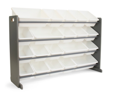 kids storage shelves bins