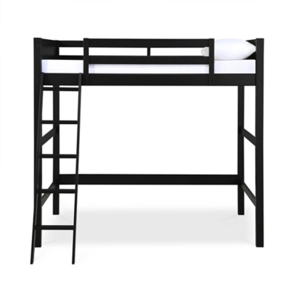 Kids Denver Full Size Wooden Loft Bed With Ladder | Ashley