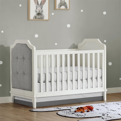 Baby Relax Luna 3-in-1 Upholstered Convertible Crib, , large