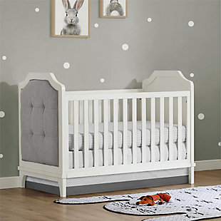 Baby Relax Luna 3-in-1 Upholstered Convertible Crib, , rollover