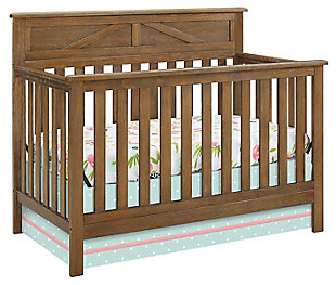 Baby Relax Hathaway 5-in-1 Convertible Wood Crib, , large