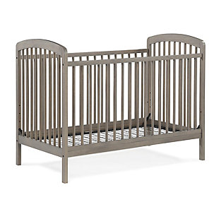 You absolutely love being out in nature – foraging for wild mushrooms and planting native flowers for butterflies and other pollinators is much more your style than searching for convertible cribs for your little one that will be here before you know it!  With the Little Seeds Sierra Ridge Ashton 3 in 1 Convertible Grey Crib, the search for convertible baby cribs will be over, giving you more time to plan outdoor adventures with your new little explorer.  With its nontoxic, coastal grey finish and solid wood construction, this convertible crib will bring a sense of nature into your nursery design that will last throughout your little one’s growing years as it converts into a toddler bed with the Little Seeds Sierra Ridge Ashton Toddler Bed Guard Rail (sold separately), and then a day bed once your little sprout is ready for a big kid bed.  The Little Seeds Sierra Ridge Ashton 3 in 1 Convertible Grey Crib adjusts to 4 different mattress heights and features an open slat design for easy monitoring.  This convertible crib is JPMA certified and meets all ASTM and CPSC safety standards.  Little Seeds not only creates this and many more on trend baby and kids’ furniture pieces, we also partner with various environmental protection programs to protect pollinator and other wildlife habitats for future generations.Transitional design 3in1 convertible crib with a nontoxic rustic inspired coastal gray finish and solid wood construction with durable post legs. | 4 adjustable mattress positions with a sturdy frame and an open slat design for easy monitoring | Converts to a daybed or toddler bed with the purchase of the Little Seeds Sierra Ridge Toddler Bed Guard Rail (sold separately). Pair with the rest of the collection to get the complete look. | Ships in one box. Assembly required, hardware included. 1year limited warranty. JPMA certified and meets all ASTM and CPSC safety standards. | Easily converts into a daybed or toddler bed with the addition of the Mydland toddler guard rail (sold separately) | Adjustable height mattress support with 4 convenient positions to grow with your baby | Uses a standard size crib mattress (sold separately) | Get the entire playfully sophisticated look by combining the Mydland 3-in-1 crib with the rest of the Baby Relax Mydland collection | JPMA certified and meets all CPSC and ASTM safety standards | 1-year limited warranty | For any questions regarding Dorel products, please contact customer service at 1-800-295-1980 | Assembly required
