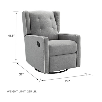 baby relax mikayla swivel gliding recliner