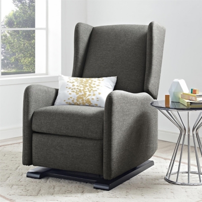 Gray rocker recliner for clearance nursery