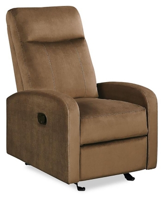 Dorel Atwater Living Velvet Rocking Recliner, , large