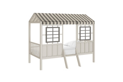 Little Seeds Rowan Valley Forest Loft Bed, Gray, large