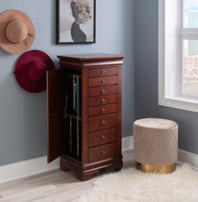 Linon Gail Jewelry Armoire Ashley