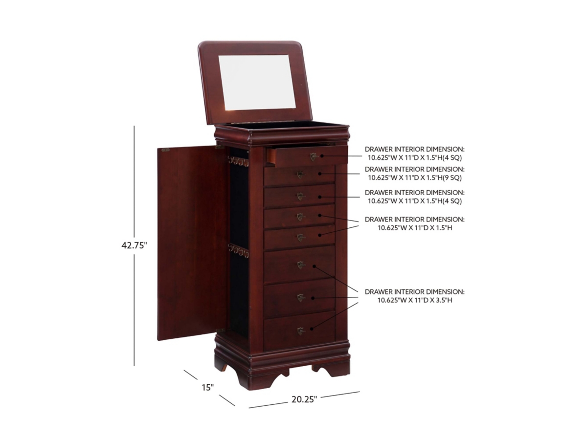 Armoire Bedroom Oak Jewelry Armoire Clearance Red River Rustic