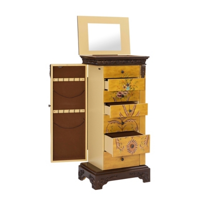 Linon Eve Jewelry Armoire - Thumbnail 2