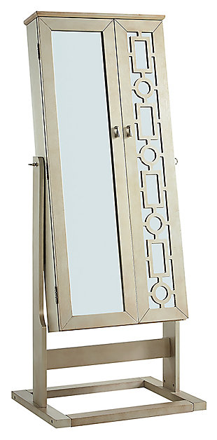 Powell Shimmer Cheval Mirror, , large