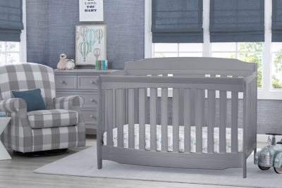 baby grey crib