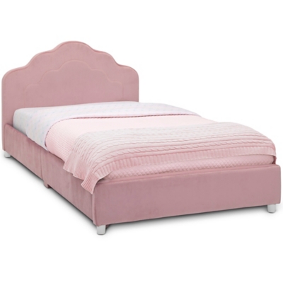 Delta Children Upholstered Twin Bed Rose Pink Ashley Furniture Homestore