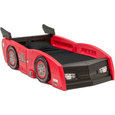 Delta Children Grand Prix Race Car Toddler And Twin Bed