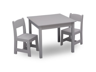 Delta Children Mysize Kids Table And Chair Set (2 Chairs Included)