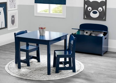 kids wood table and chair set