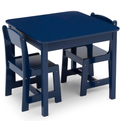 Delta Children MySize Kids Wood Table and Chair Set 2 Chairs Included