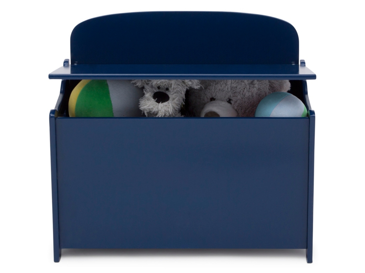 Delta Children Mysize Deluxe Toy Box, Blue, large