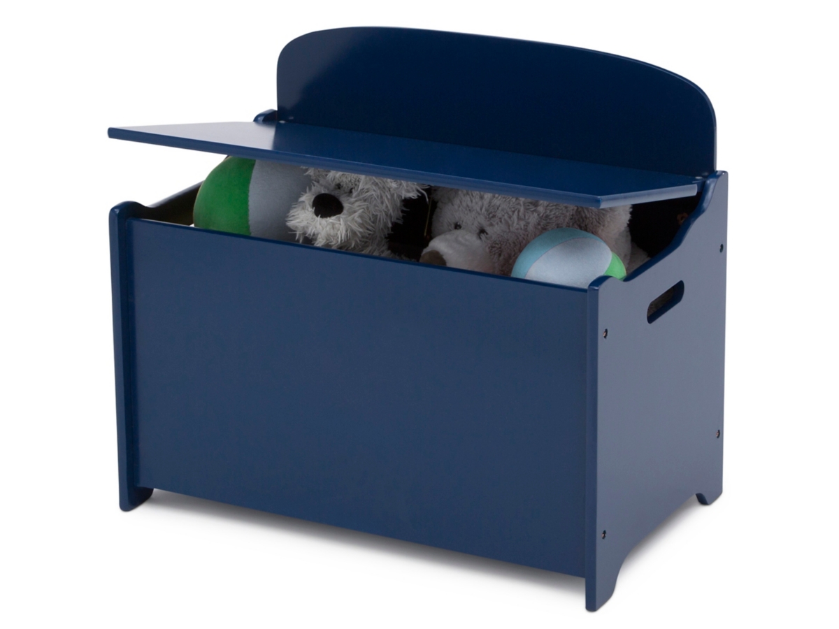 Delta Children Mysize Deluxe Toy Box, Blue, large