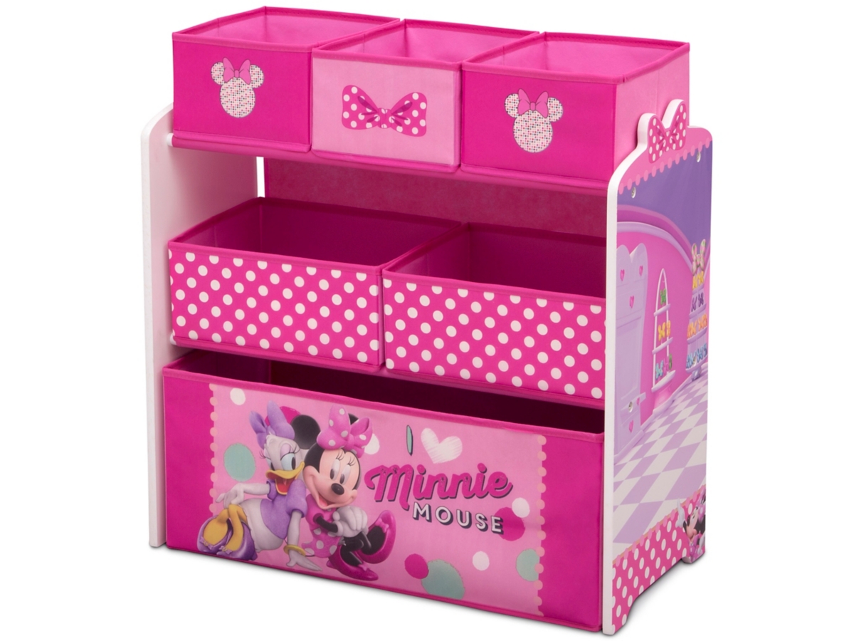 Disney minnie mouse bedroom set with bonus toy organizer best sale