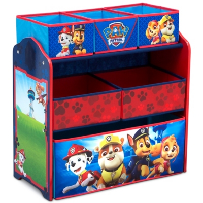 Delta Children Nick Jr. Paw Patrol 6 Bin Design And Store Toy Organizer, , large