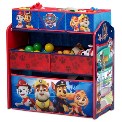 paw patrol toy storage