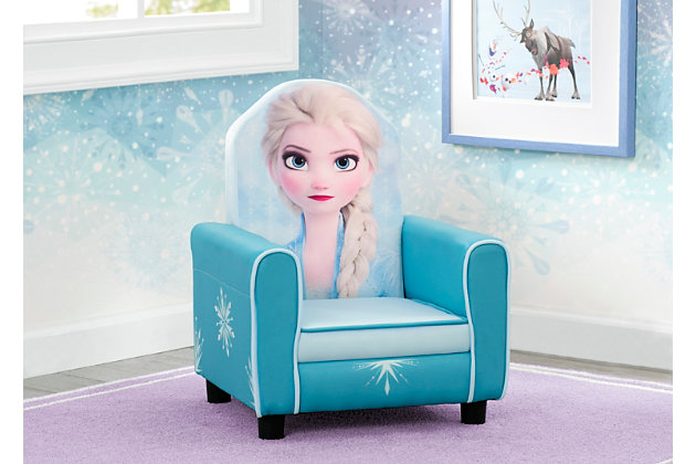 Disney Frozen Kids Upholstered Chair with Sculpted Plastic Frame 3-6 years old 