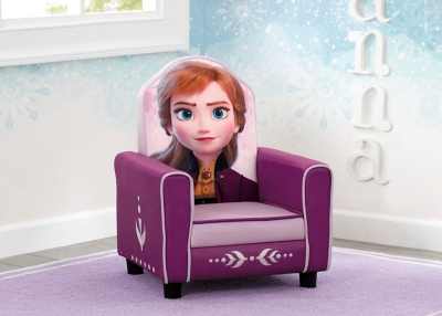 Delta Children Disney Frozen Ii Anna Figural Upholstered Kids Chair, , rollover