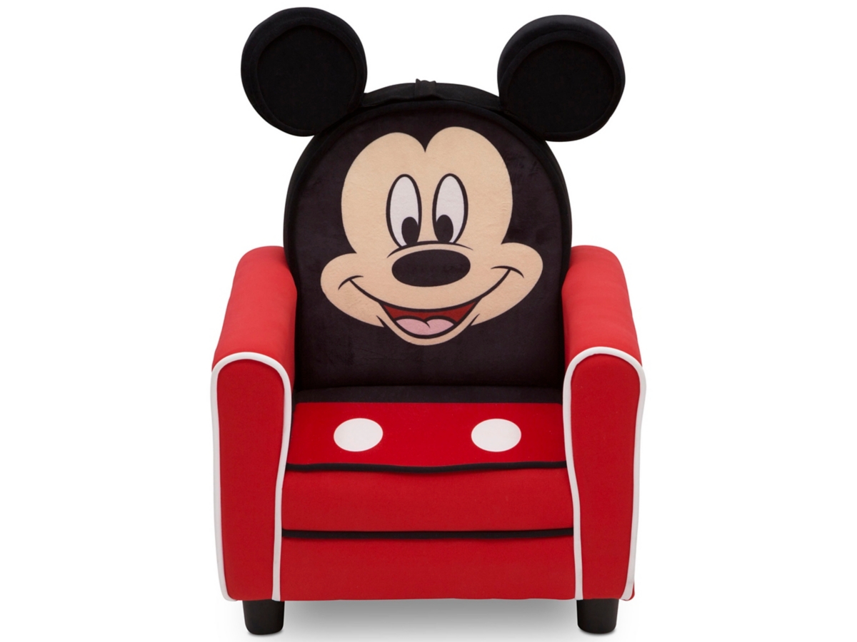 Delta Children Disney Mickey Mouse Figural Upholstered Kids Chair, , large