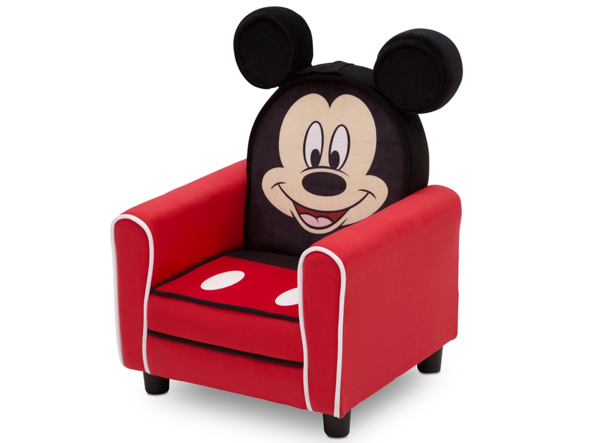 Delta Children Disney Mickey Mouse Figural Upholstered Kids Chair, , large
