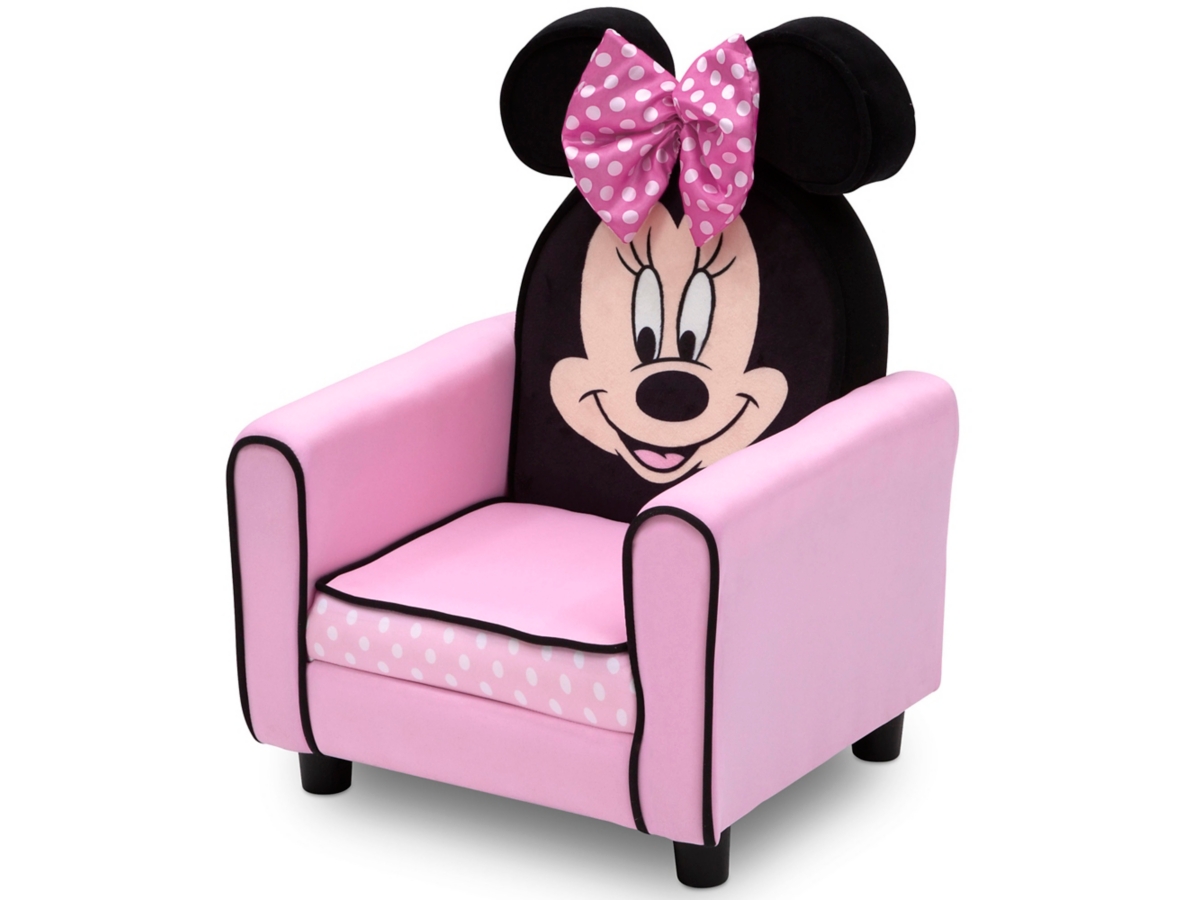 Delta Children Disney Minnie Mouse Upholstered Kids Chair, , large