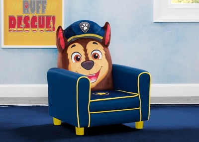 Delta Children Nick Jr. Paw Patrol Chase Figural Upholstered Kids Chair, , large