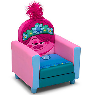 Delta Children Trolls World Tour Figural Upholstered Chair, , large