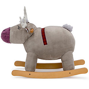 This reindeer is ready to rock. Sweet and huggable, the Disney Frozen II Sven Plush Rocker by Delta Children takes little ones on a make-believe Frozen adventure in the kingdom of Arendelle. Designed to resemble Kristoff’s adorable reindeer companion, Sven, this rocking horse features embroidered details, three dimensional antlers and a cozy foam construction for kids to sit atop. Its sturdy wooden handles and runners ensure a smooth, secure and gentle rocking motion. The perfect companion for any toddler’s nursery or playroom, the Disney Frozen II Sven Plush Rocker by Delta Children helps improve balance and build strong motor skills while bringing the fun.Made of pine wood, foam, polyester and metal | Recommended for ages 3+ | Holds up to 100 pounds | Arrives assembled | Meets or exceeds all safety standards set by the cpsc | For any questions regarding delta children products, please contact consumersupport@deltachildren.com monday to friday, 8:30 a.m. To 6 p.m. (est)