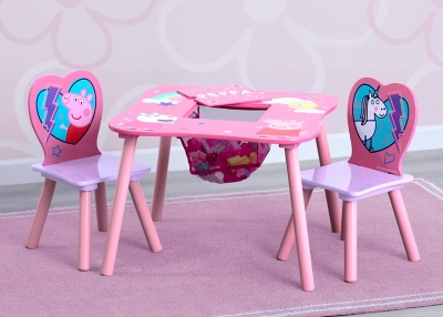 Delta Children Peppa Pig Table And Chair Set With Storage By Delta Children, , rollover