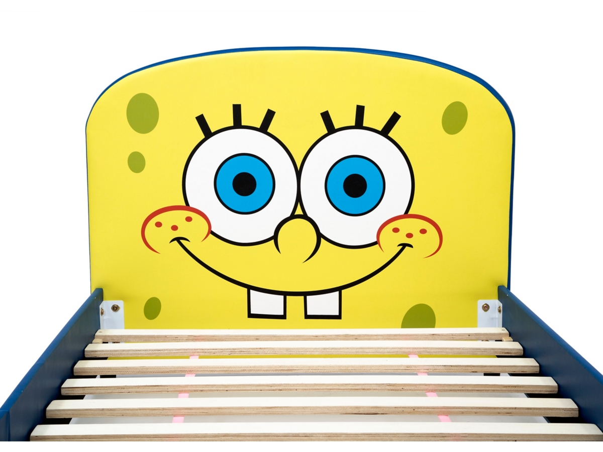 Delta Children Spongebob Squarepants Upholstered Twin Bed, Beds, Furniture & Appliances
